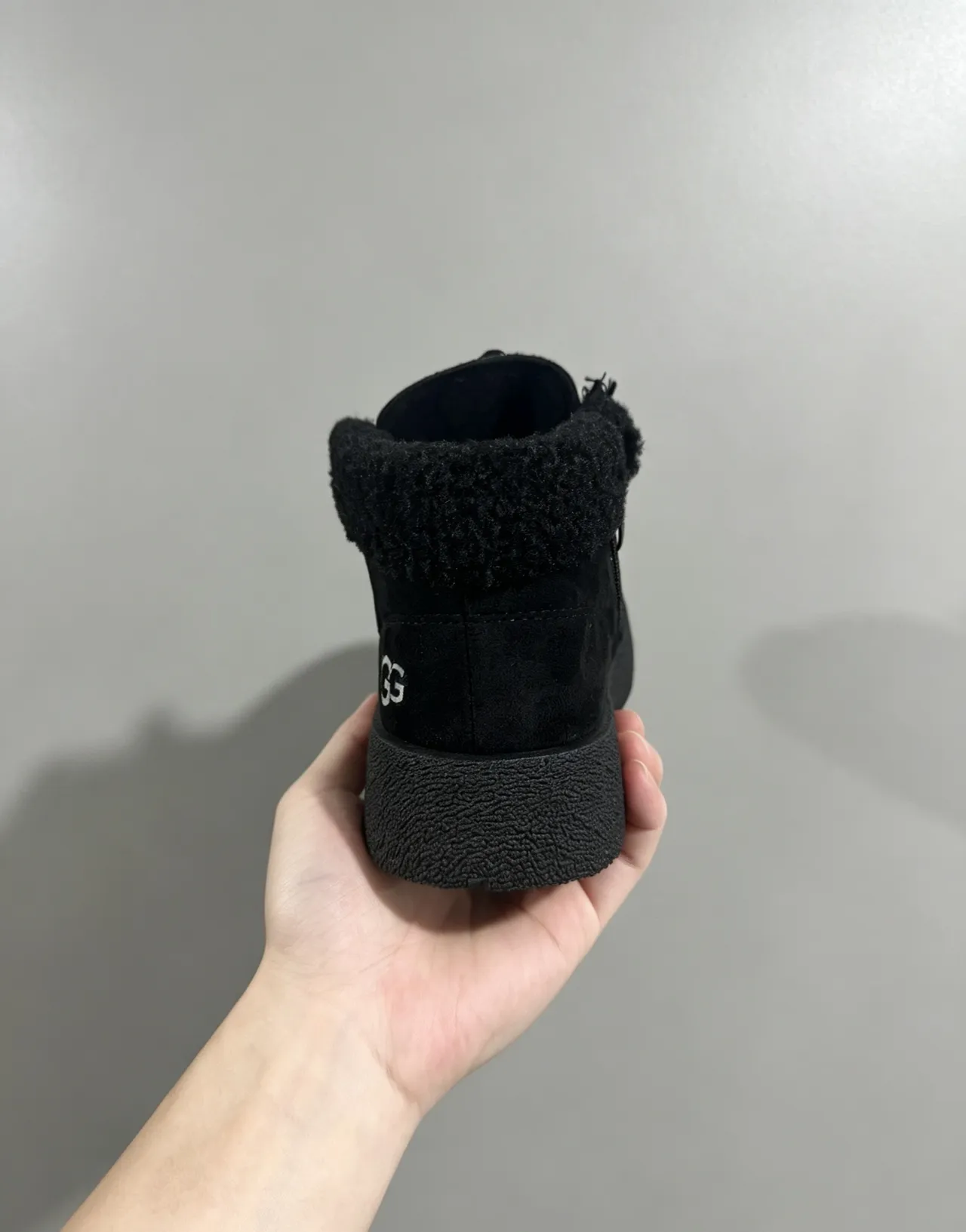 UGG Platform Shearling-Lined Suede Ankle Snow Boots