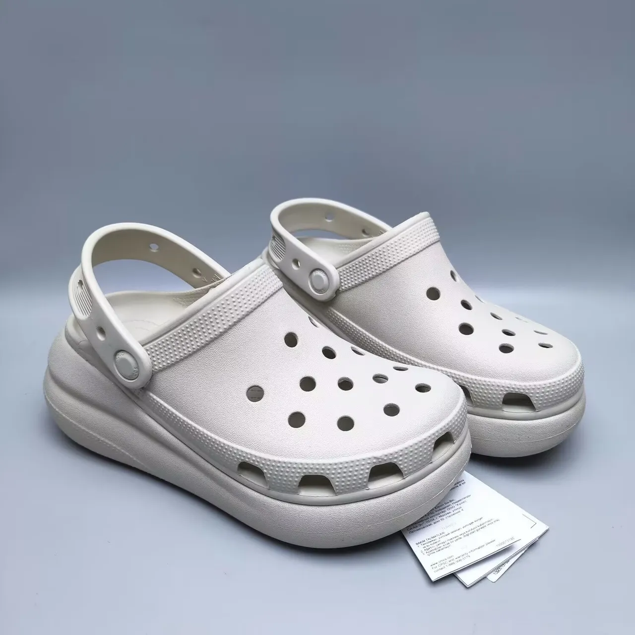 Crocs Classic Clog Off-White Molded Foam Clog