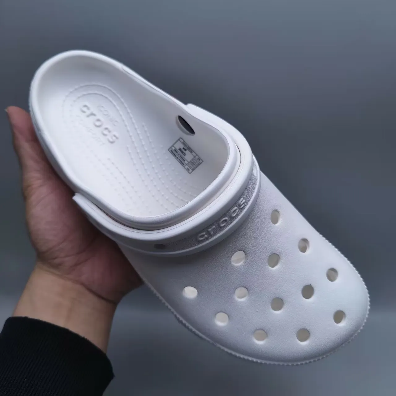 Crocs Classic Clog White Molded Foam Clog