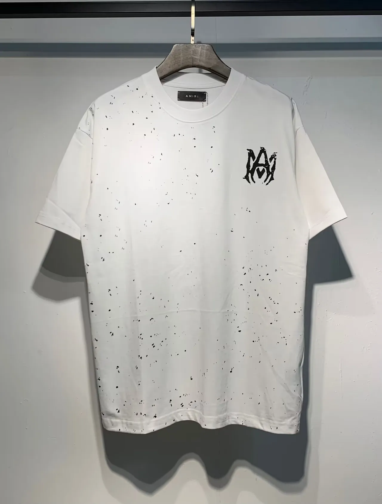 Amiri MA-1 Splatter Print Graphic T-Shirt