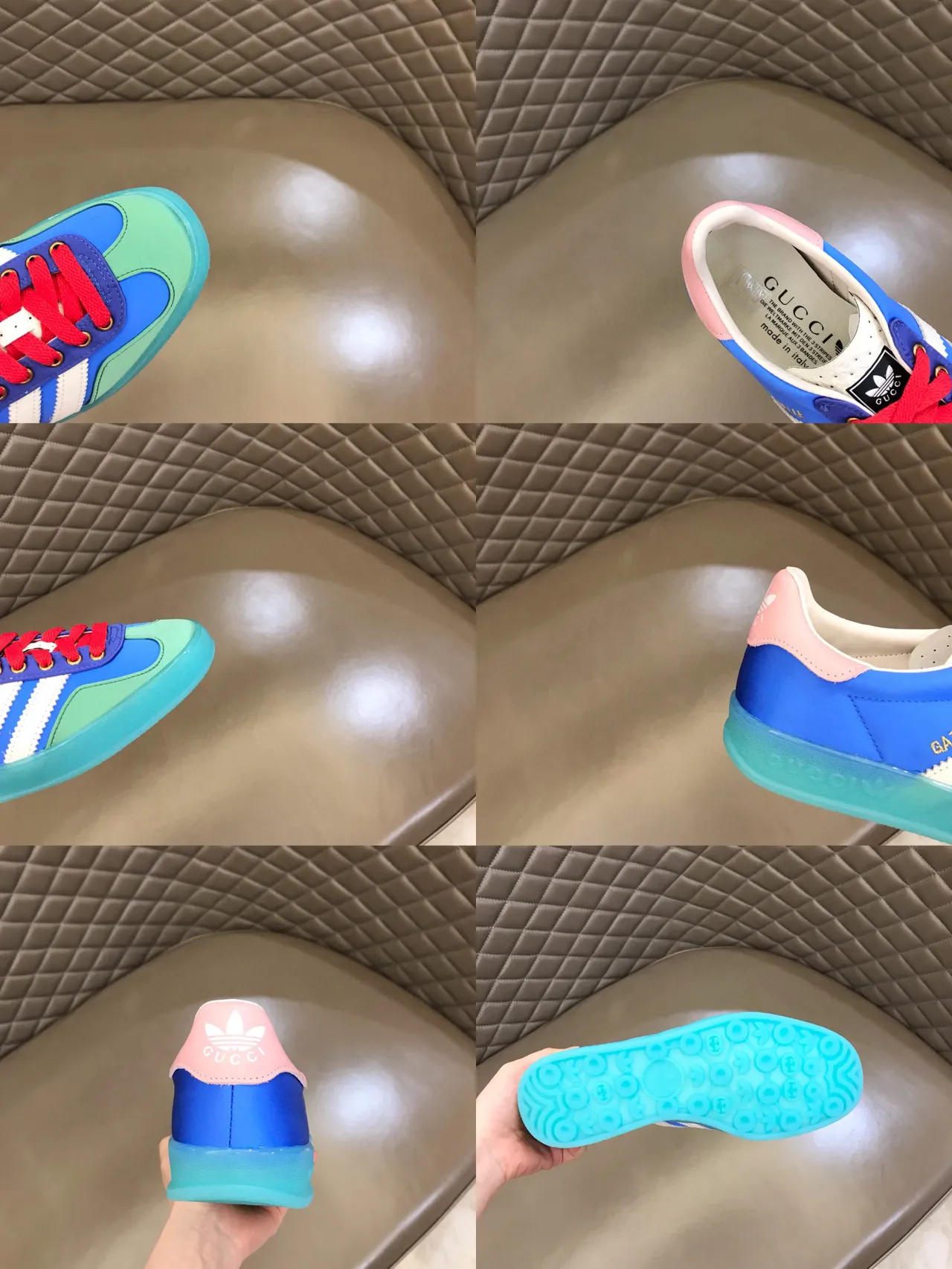 Adidas Gazelle Color-Blocked Lifestyle Sneakers