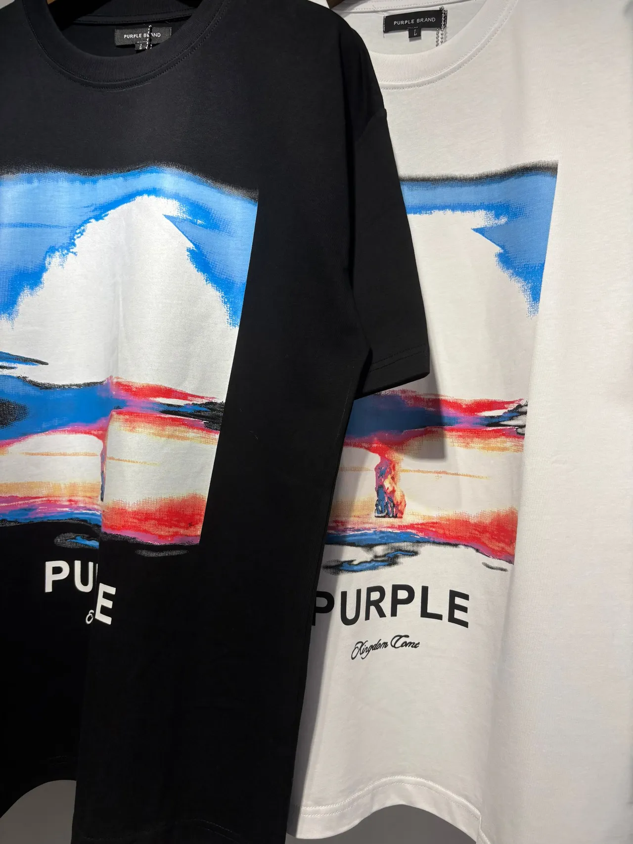Purple Brand Oversized Graphic Print T-Shirt