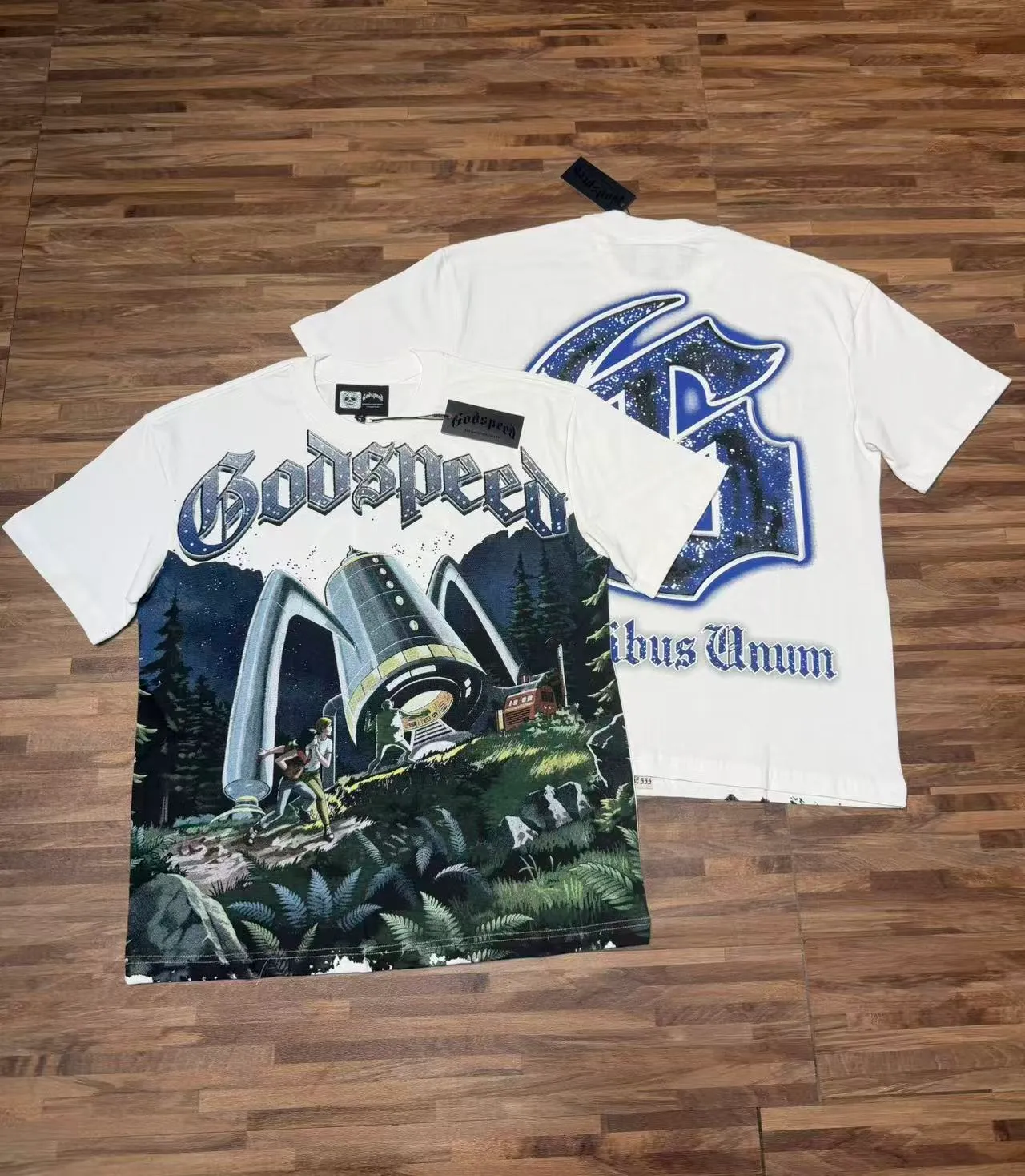 Godspeed Graphic-Print Oversized T-Shirt