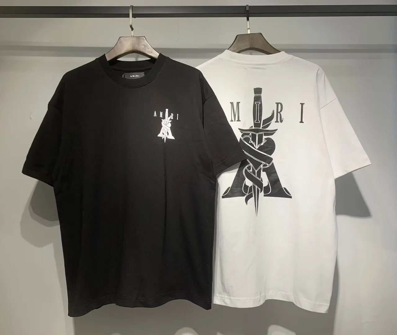 Amiri Sword and Ribbon Graphic T-Shirt