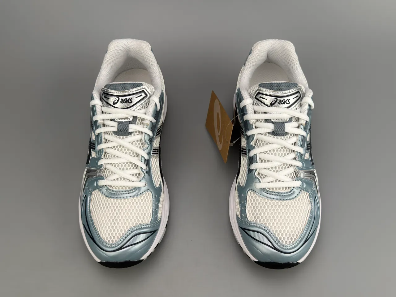ASICS Gel-Kayano Silver White Black Running Shoes