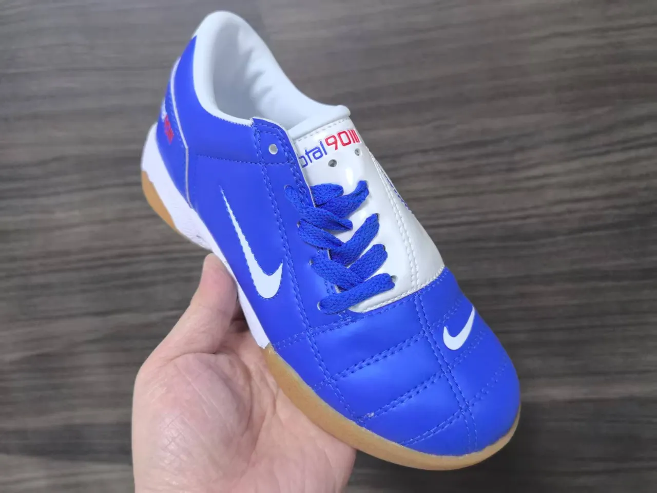 Nike Total 90 III Blue White Gum Indoor Soccer Shoes