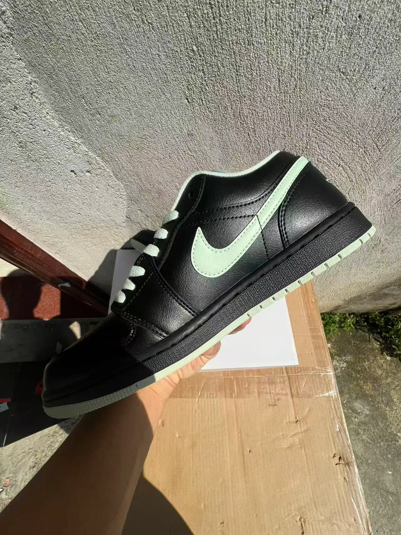 Nike Dunk Low Black Mint Green Lifestyle Sneakers