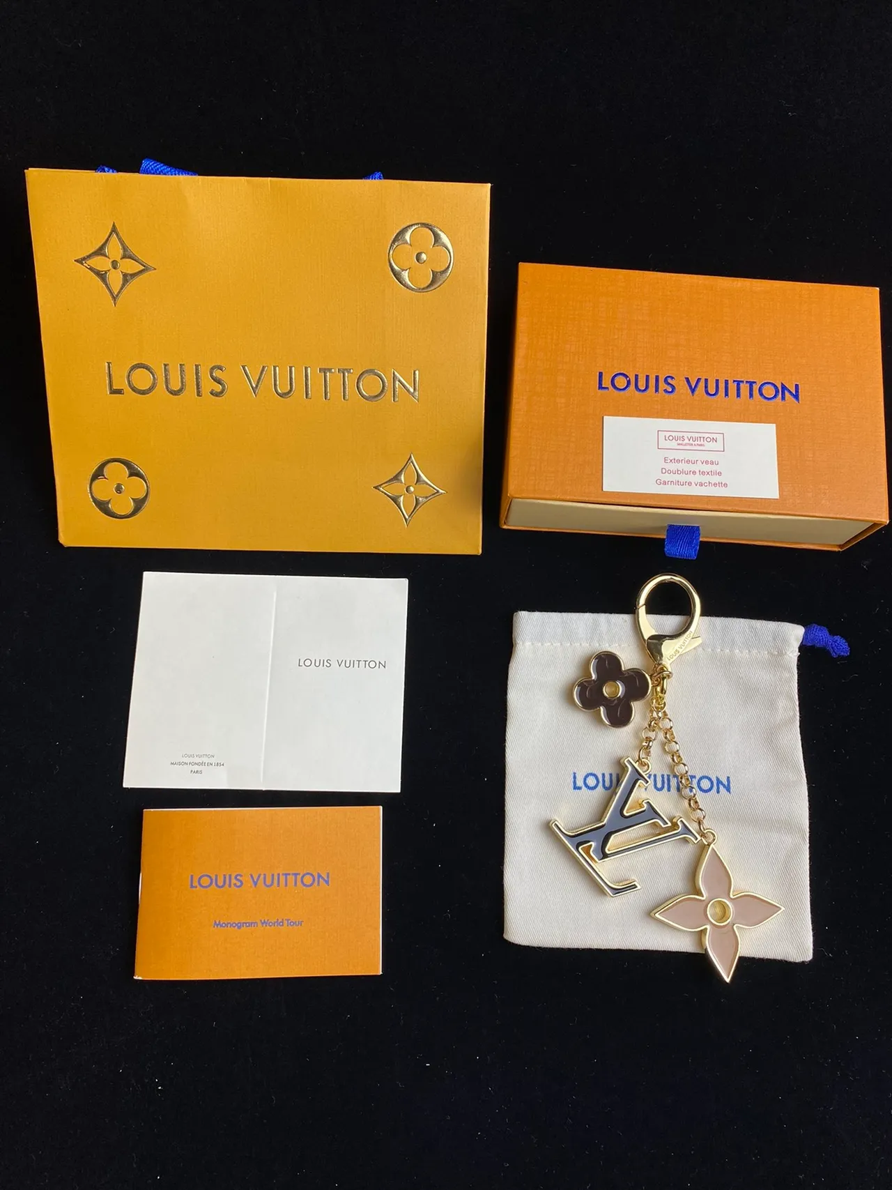 Louis Vuitton Red Pink Enamel-Coated Metal Multi-Charm Phone Case