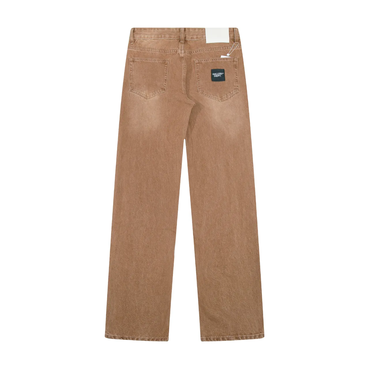 Gallery Dept Washed Tan Straight-Leg Jeans