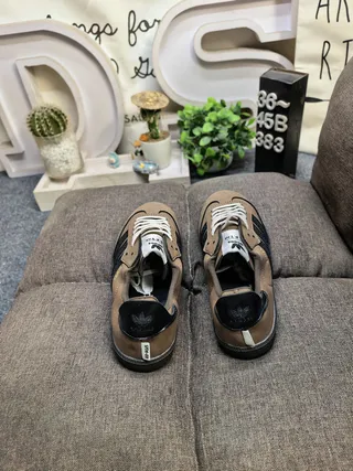 Adidas Samba Brown and Black Lifestyle Sneakers
