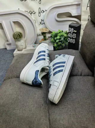 Stussy Beige Navy Low-Top Cupsole Lifestyle Sneakers