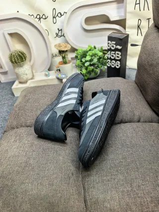 Adidas Navy Gray Low-Top Textile-Mesh Upper Lifestyle Sneakers