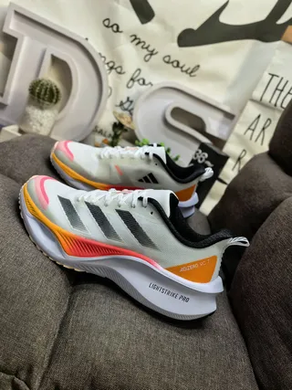 Adidas Adizero RC 1 White Red Black Running Shoes