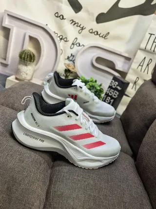 Adidas Adizero RC 1 White Red Black Running Shoes