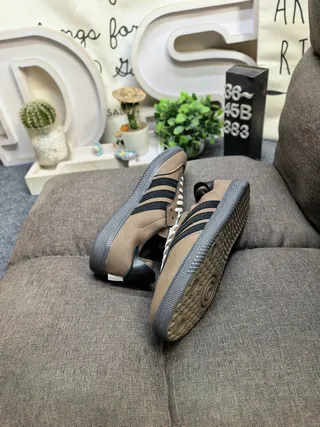 Adidas Samba Brown and Black Lifestyle Sneakers