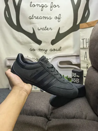 Adidas Spezial Navy Blue and White Suede Lifestyle Sneakers