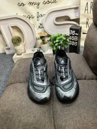 Salomon XT-6 Black Gray Chunky Trail Silhouette Mesh And Synthetic Overlay Upper Running Shoes