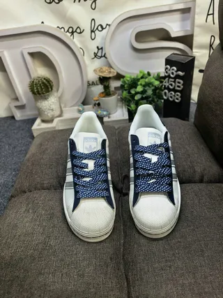 Stussy Beige Navy Low-Top Cupsole Lifestyle Sneakers