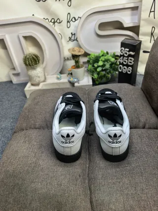 Adidas Superstar White and Black Lifestyle Sneakers