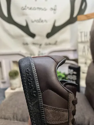 Adidas Brown Black Low-Top Cupsole Lifestyle Sneakers