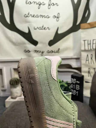 Adidas Samba OG Mint Green Suede Lifestyle Sneakers