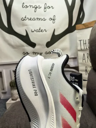 Adidas Adizero RC 1 White Red Black Running Shoes