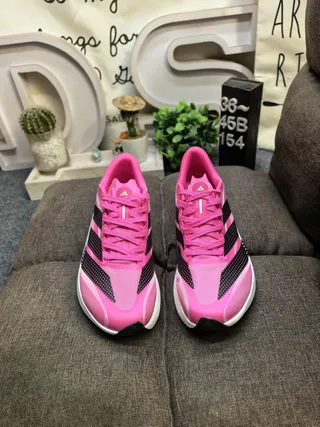 Adidas Adizero Evo SL 2 Pink Black Running Shoes