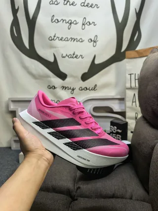 Adidas Adizero Evo SL 2 Pink Black Running Shoes