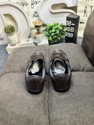 Adidas Brown Black Low-Top Cupsole Lifestyle Sneakers