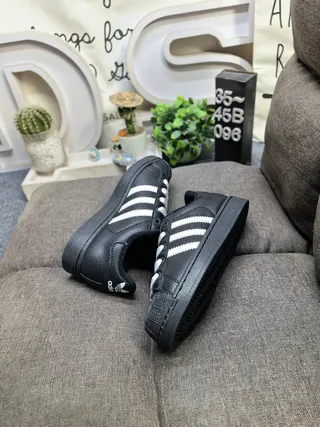 Adidas Superstar Black and White Lifestyle Sneakers
