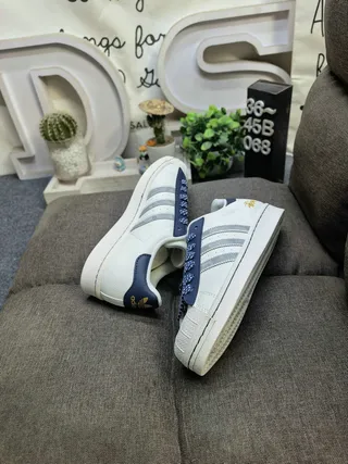 Stussy Beige Navy Low-Top Cupsole Lifestyle Sneakers