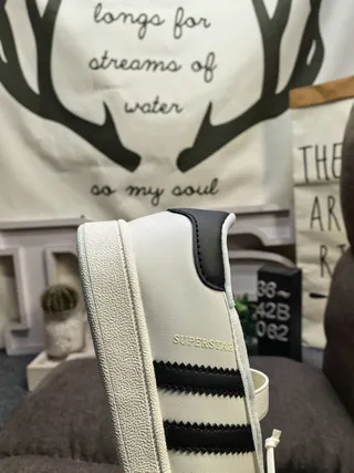 Adidas White Black Laceless T-Strap Three-Stripe Side Panel Lifestyle Sneakers