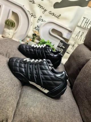 Adidas Quilted Black Lifestyle Sneakers