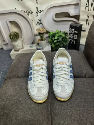 Adidas Samba Japan Off-White and Blue Lifestyle Sneakers