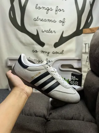 Adidas Spezial Black and White Suede Lifestyle Sneakers
