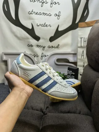 Adidas Samba Japan Off-White and Blue Lifestyle Sneakers