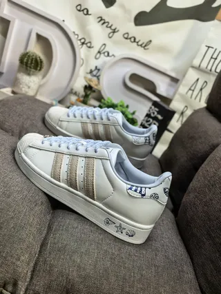 Adidas Superstar Nautical Embroidery Lifestyle Sneakers