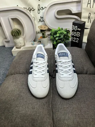 Adidas Spezial Navy Blue and White Suede Lifestyle Sneakers