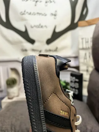 Adidas Samba Brown and Black Lifestyle Sneakers