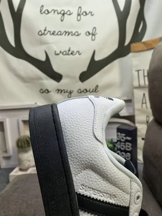 Adidas Superstar White and Black Lifestyle Sneakers