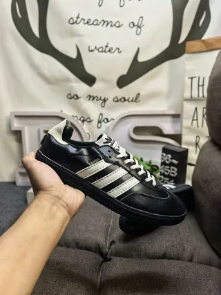 Adidas Samba Classic Black and Off-White Lifestyle Sneakers