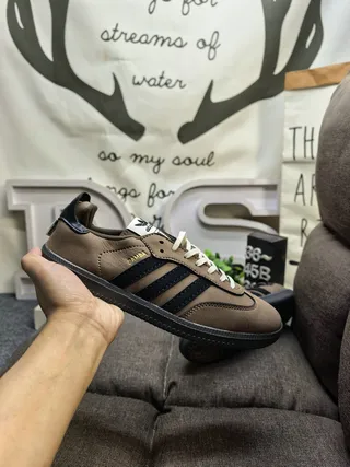 Adidas Samba Brown and Black Lifestyle Sneakers
