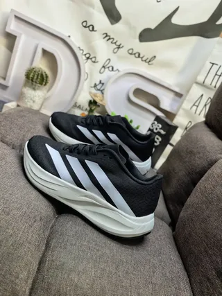 Adidas Blue Silver Engineered Mesh Upper Sculpted Dual-Density Midsole Running Shoes
