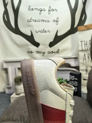 Adidas Spezial White and Beige Leather-Suede Lifestyle Sneakers