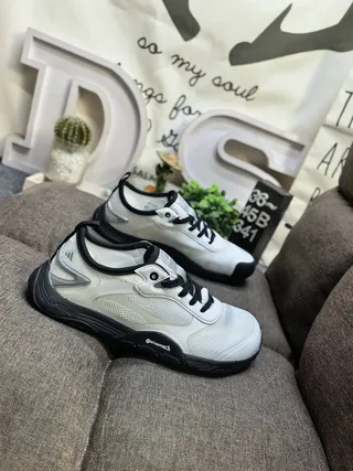 Salomon Gray White Mesh And Synthetic Overlay Upper Sculpted Wavy Midsole Lifestyle Sneakers