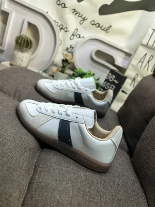 Adidas Spezial White and Beige Leather-Suede Lifestyle Sneakers