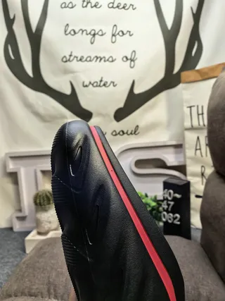 Gray and Blue Accent Molded Sole Slipper