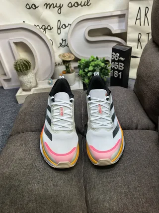 Adidas Adizero RC 1 White Red Black Running Shoes