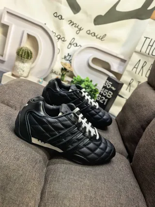 Adidas Quilted Black Lifestyle Sneakers