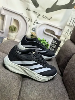 Adidas Blue Silver Engineered Mesh Upper Sculpted Dual-Density Midsole Running Shoes